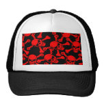 GOTHIC SKULLS CROSSBONES PATTERN hats