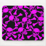 GOTHIC SKULLS CROSSBONES PATTERN mousepads