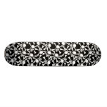 GOTHIC SKULLS CROSSBONES PATTERN skateboards