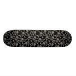 GOTHIC SKULLS CROSSBONES PATTERN skateboards