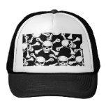 GOTHIC SKULLS CROSSBONES PATTERN hats
