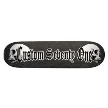 Gothic Skulls skateboards