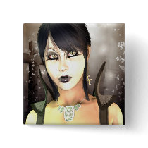 Gothic Sorceress buttons