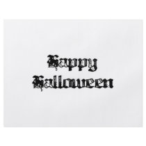 Gothic Stamp Happy Halloween flyers