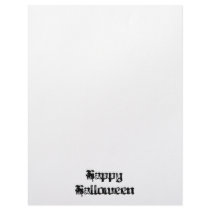 Gothic Stamp Happy Halloween letterhead
