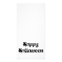 Gothic Stamp Happy Halloween photo cards