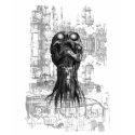 Gothic Techno Grunge Skull t-shirts