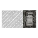 Gothic Text Daddy photo cards