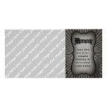 Gothic Text Mommy Photo Card