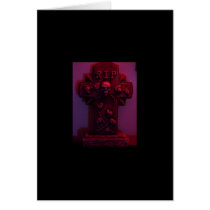 Gothic Tombstone Card