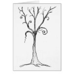 Gothic Tree Illustration Cards