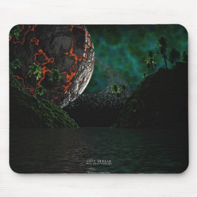 Gothic Valley (2008) Mouse Mat by 3dartwork