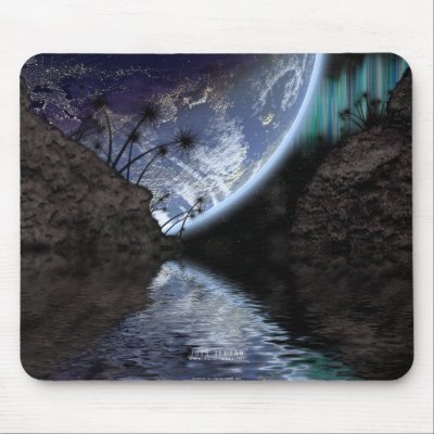 Gothic Valley Mouse Pad by 3dartwork