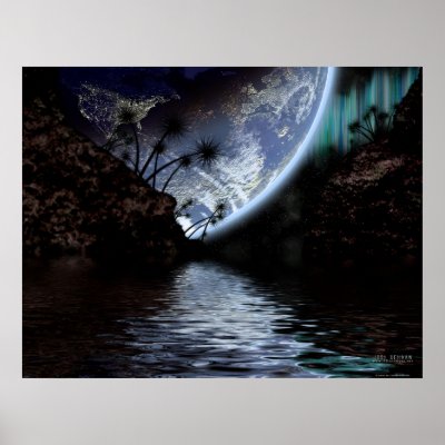 Gothic Valley Poster by 3dartwork