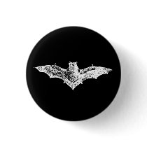 GOTHIC VAMPIRE BAT buttons