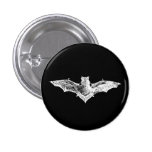 GOTHIC VAMPIRE BAT buttons