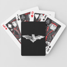 Gothic Vampire Bat Deck Of Cards