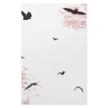 Gothic Vampire Bat Stationery