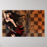 Gothic Vampire Huntress Poster