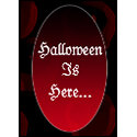Gothic vampy Halloween invite invitation