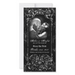 Gothic Victorian Spooky Custom Save the Date Personalized Photo Card