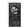 Gothic Victorian Spooky Custom Save the Date Personalized Photo Card