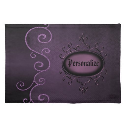 Purple Placemats Purple Place Mats Zazzle