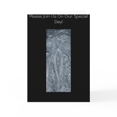 Gothic Wedding Card
