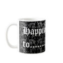 Gothic  wedding Happily Married mug