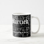 Gothic  wedding Happily Married mug