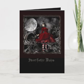 Gothic Wishes card