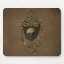 Gothic with Skull Mouse Pad