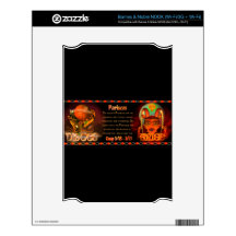 Gothic zodiac Pisces Aries cusp Decal For NOOK