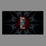 Gothica fractal fantasy Profile Card business cards