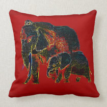 Gothicchicz Elephant American MoJo Pillow pillows