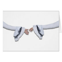GothicLaceHandshake062710Shadow Greeting Cards