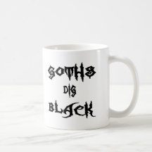 Goths Dig Black Coffee Mug