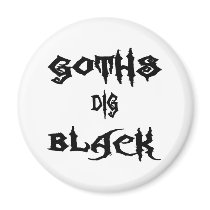 Goths Dig Black magnets