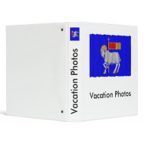 Gotlands län waving flag binder