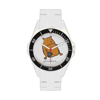 gotowork (editable words) wristwatch