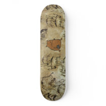 gotowork in a cave custom skateboard