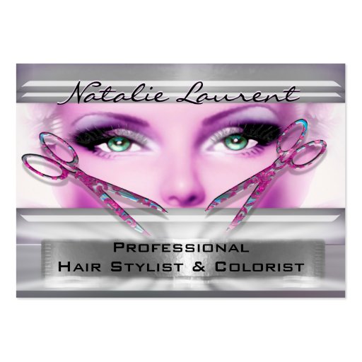 Gotta Be Cool Hairstylist Salon   3.5" x 2.5" Business Card Templates