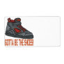 Gotta Be The Shoes Personalized Shipping Label