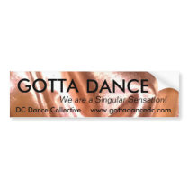 Gotta Dance -- We are a Singular Sensation Bumper Sticker