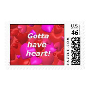 Gotta Have Heart Postage stamp
