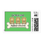 Gotta Love Afghan Hounds Stamps