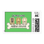 Gotta Love Afghan Hounds Stamps