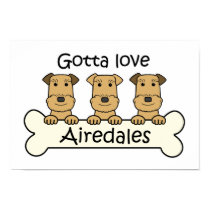 Gotta Love Airedales posters by dogcartoons Gotta Love Airedales posters