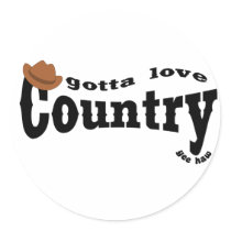 gotta love country yeehaw stickers by Classicdesignz gotta love country yeehaw stickers