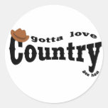 gotta love country yeehaw stickers